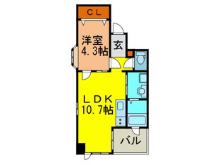 グランシャリオ千里中央の物件間取画像